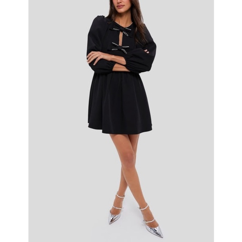 HYACINTH HOUSE
Embellished Bow Blair Mini Dress - Picture 11 of 11